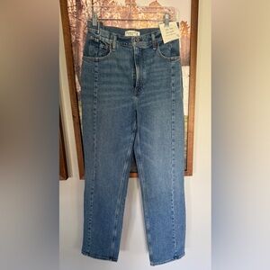 Abercrombie & Fitch Classic Blue Straight Leg Jeans